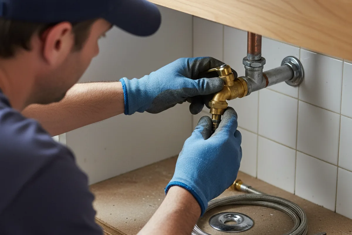 Shutoff valve and fitting work during Repiping in Ringoes